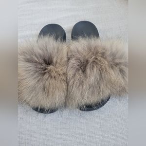 Soft Faux Fur Slippers